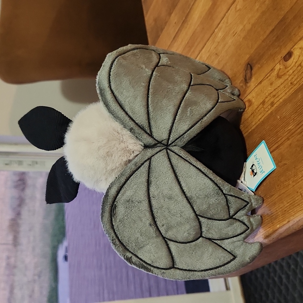 Jellycat Miff Mothman Soft and Plush 8.3x4" BNWT Authentic - Picture 8 of 8